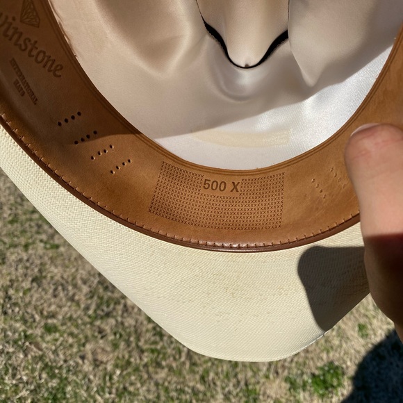 Twinstone Men’s 500X Straw Cowboy Hat - Picture 8 of 8